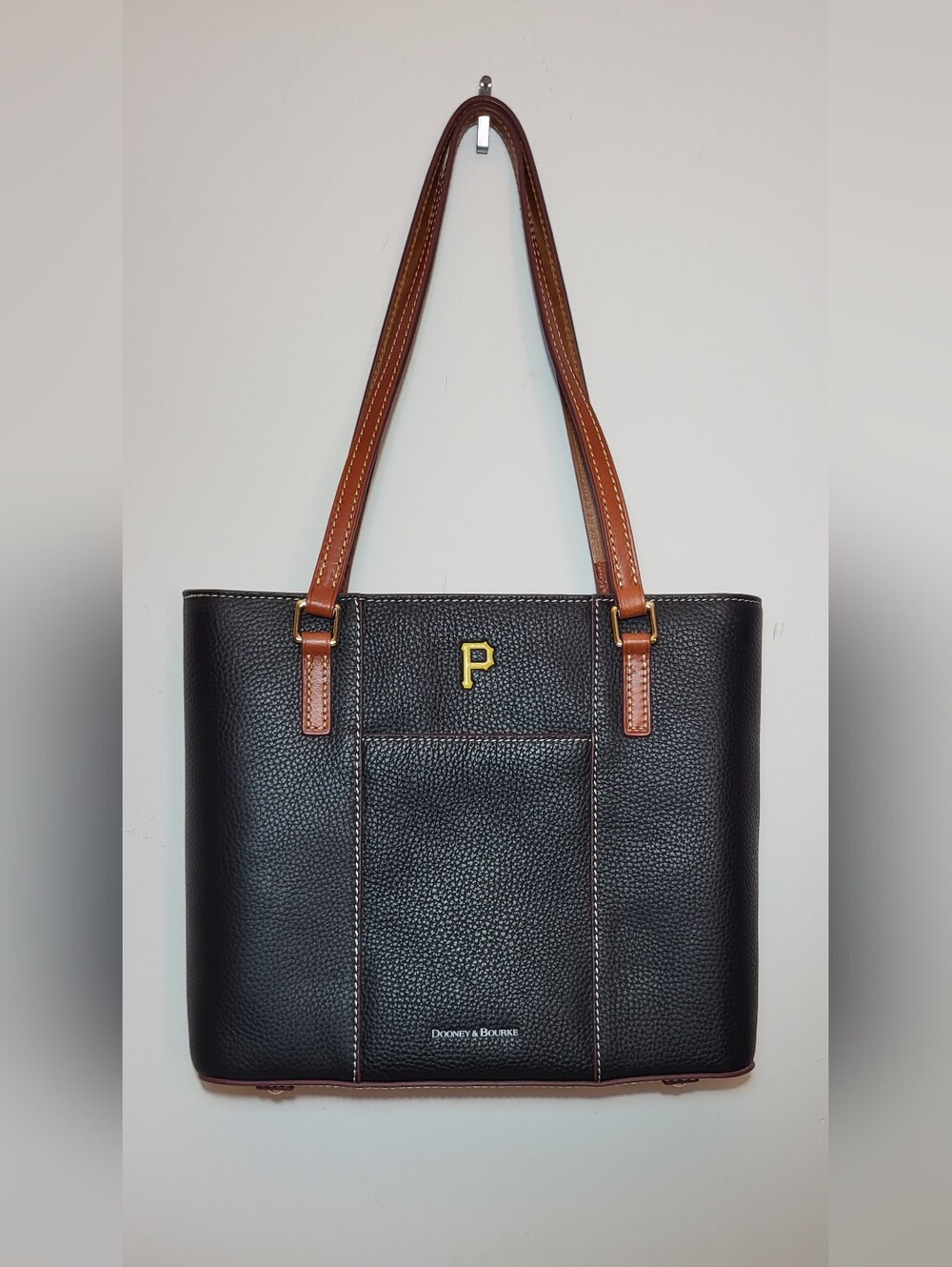 Dooney & Bourke Women's Pittsburgh Pirates Pebble Lexington Shopper Purse Bag